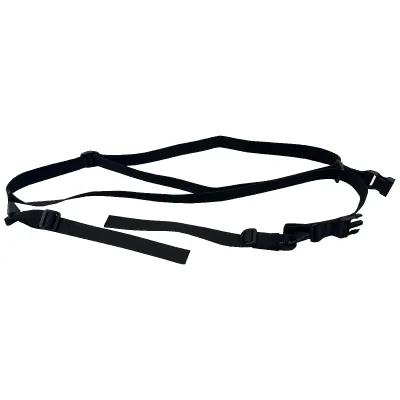 Ремень тактический трехточечный черный