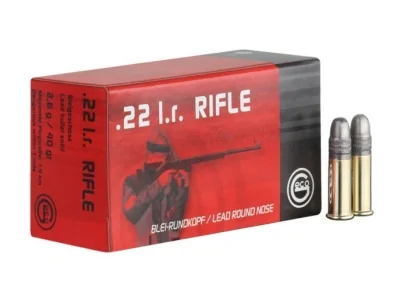 Patron .22 LR Geco Rifle 2,6g (40gr)